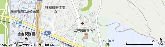 鳥取県倉吉市大平町周辺の地図