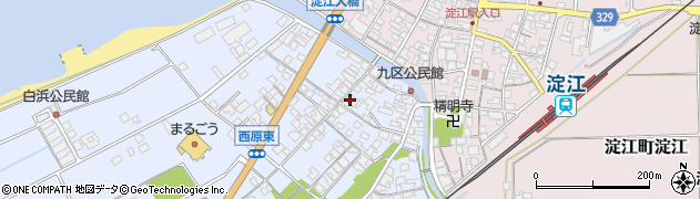 鳥取県米子市淀江町西原523周辺の地図