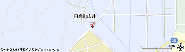 広井周辺の地図