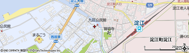 鳥取県米子市淀江町西原518周辺の地図