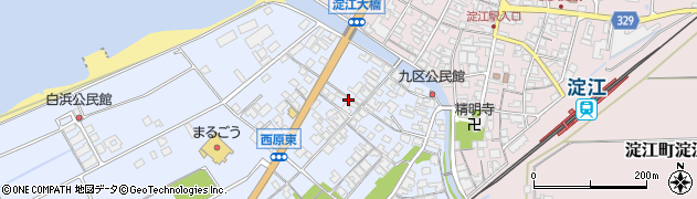 鳥取県米子市淀江町西原1309周辺の地図