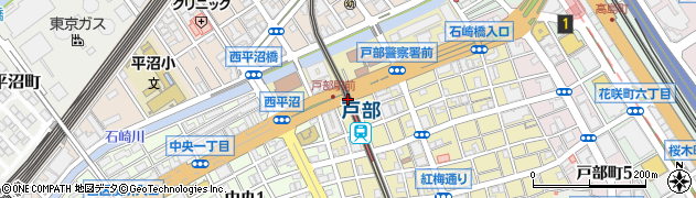 温故知新のみち案内マップ（戸部駅前）周辺の地図