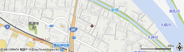 島根県松江市東津田町831周辺の地図