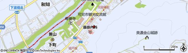 岐阜県可児市兼山（常盤町）周辺の地図