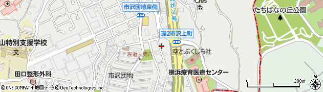 神奈川県横浜市旭区市沢町587周辺の地図