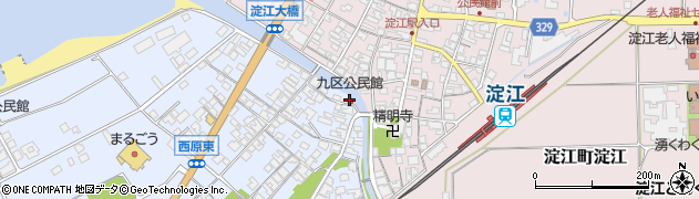 鳥取県米子市淀江町西原509周辺の地図