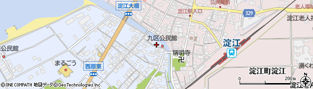 鳥取県米子市淀江町西原510周辺の地図