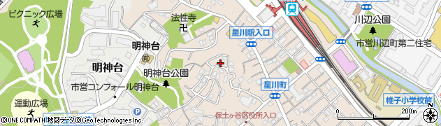 神奈川県横浜市保土ケ谷区星川1丁目22-16周辺の地図