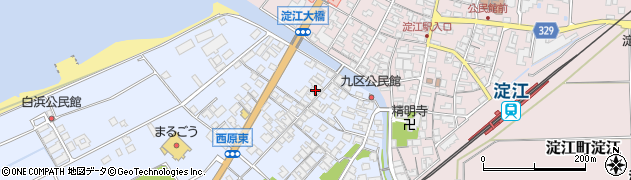 鳥取県米子市淀江町西原1318周辺の地図