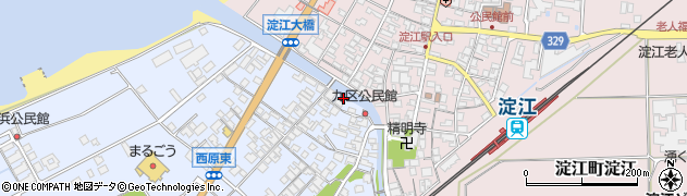 鳥取県米子市淀江町西原512周辺の地図
