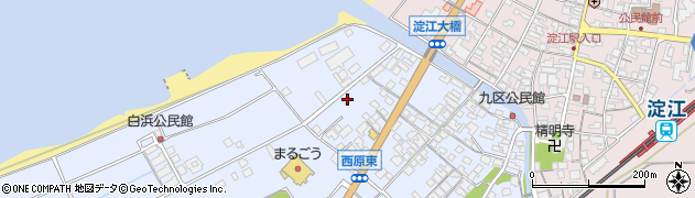鳥取県米子市淀江町西原1327-10周辺の地図