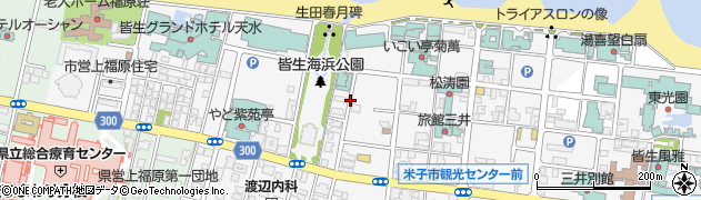 鳥取県米子市皆生温泉4丁目周辺の地図