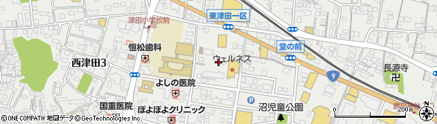 カーブス松江東津田周辺の地図