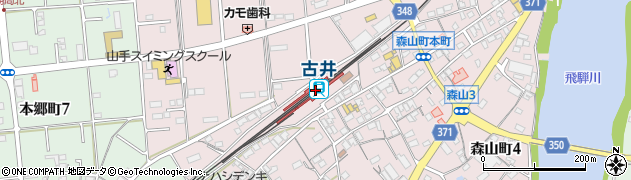 岐阜県美濃加茂市周辺の地図