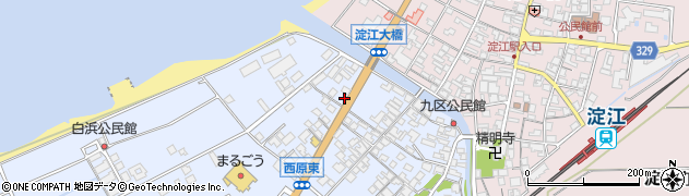 鳥取県米子市淀江町西原1313周辺の地図