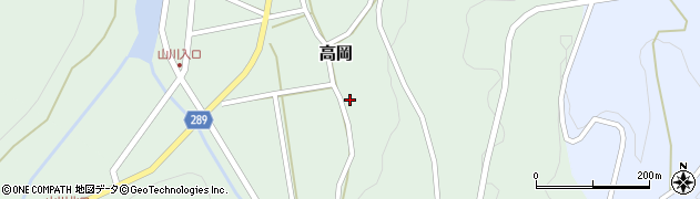 鳥取県東伯郡琴浦町高岡60周辺の地図
