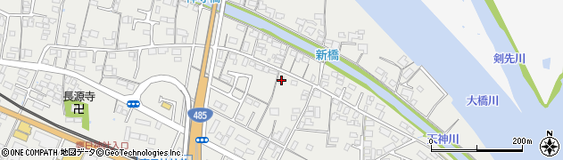 島根県松江市東津田町823周辺の地図