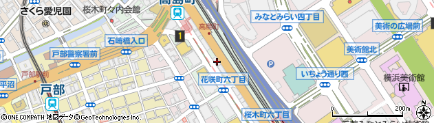 神奈川県横浜市西区桜木町7丁目39周辺の地図