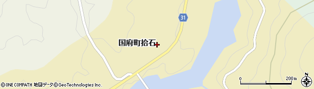 鳥取県鳥取市国府町拾石周辺の地図
