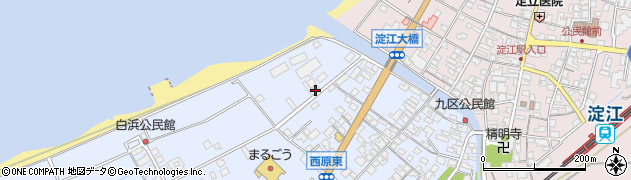 鳥取県米子市淀江町西原1327-20周辺の地図