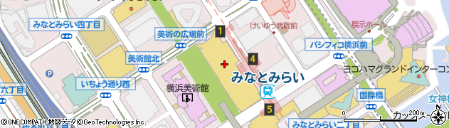 横濱こてがえし周辺の地図