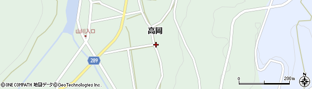 鳥取県東伯郡琴浦町高岡57周辺の地図
