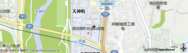鳥取県倉吉市海田南町周辺の地図