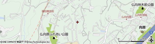 神奈川県横浜市保土ケ谷区仏向町周辺の地図