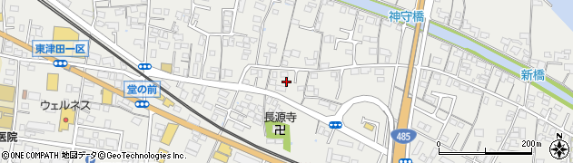 島根県松江市東津田町1015周辺の地図
