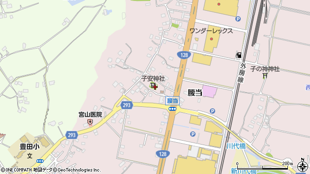〒297-0007 千葉県茂原市腰当の地図