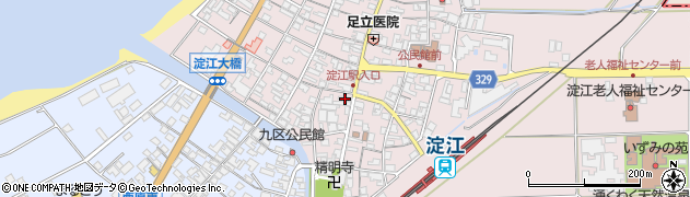 鳥取県米子市淀江町淀江601周辺の地図