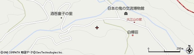 大江山酒呑童子の里周辺の地図