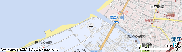 鳥取県米子市淀江町西原1327-19周辺の地図