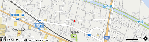 島根県松江市東津田町1014周辺の地図