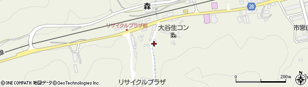 京都府舞鶴市森66周辺の地図