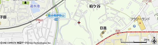 神奈川県海老名市柏ケ谷210周辺の地図