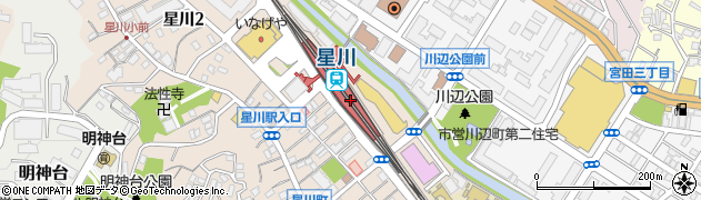 星川駅周辺の地図
