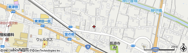 島根県松江市東津田町611周辺の地図