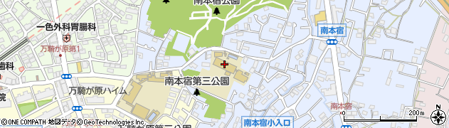 はまっ子ふれあいスクール南本宿小学校　はまっ子ふれあいスクール周辺の地図