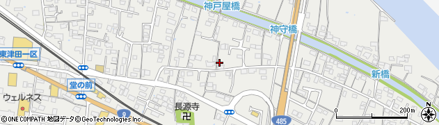 島根県松江市東津田町663周辺の地図