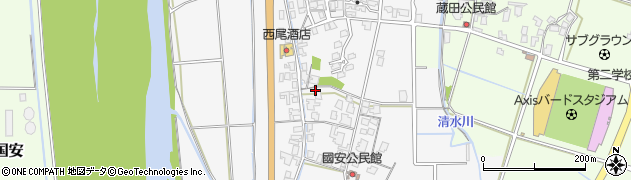 鳥取県鳥取市国安66周辺の地図