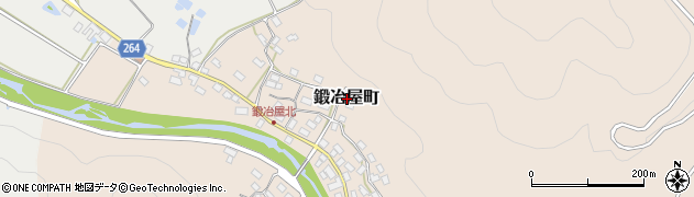 滋賀県長浜市鍛冶屋町周辺の地図