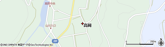 鳥取県東伯郡琴浦町高岡300周辺の地図