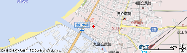 鳥取県米子市淀江町淀江667周辺の地図