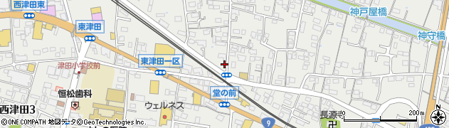 島根県松江市東津田町498周辺の地図