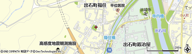 福住公民館周辺の地図
