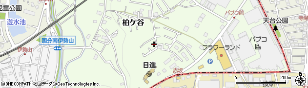 神奈川県海老名市柏ケ谷240周辺の地図