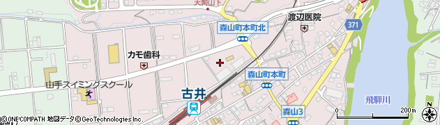 岐阜県美濃加茂市森山町周辺の地図