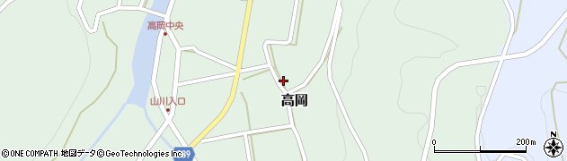 鳥取県東伯郡琴浦町高岡45周辺の地図