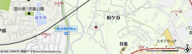 神奈川県海老名市柏ケ谷215周辺の地図